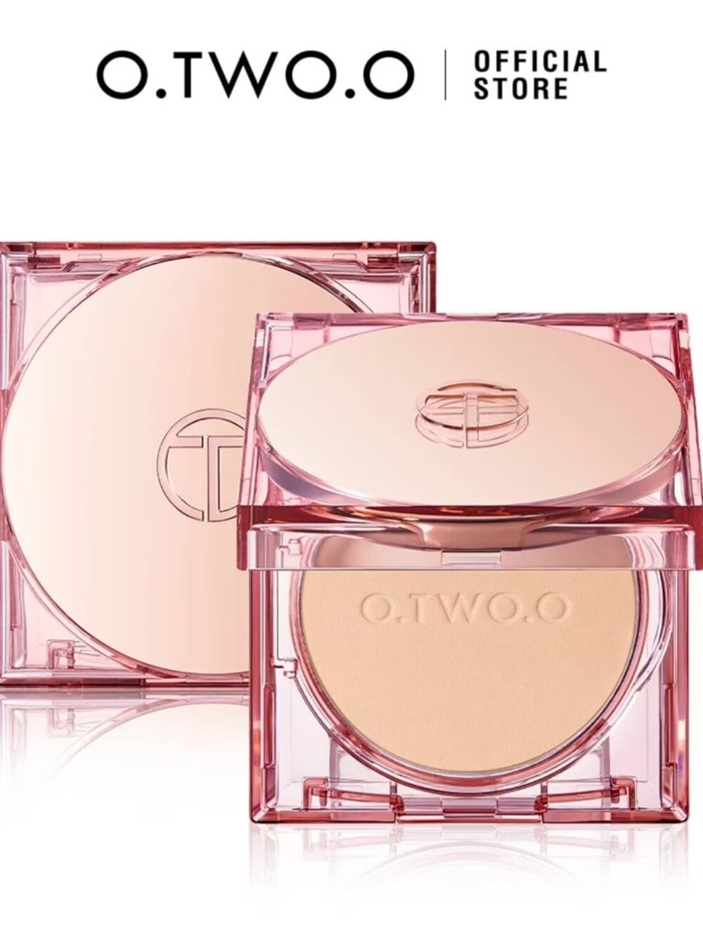 O.TWO.O Oil Control Matte Pressed Powder 02 Natural Beige Shine-Free
